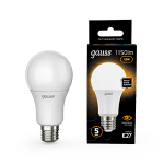 Лампа светодиод 12Вт груша А60 Е27 3000К 1150Лм матовая Gauss Black (1/10/50) Лампа светодиод 12Вт груша А60 Е27 3000К 1150Лм матовая Gauss Black (1/10/50)