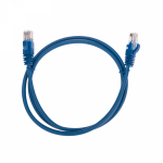 Патч-корд U/UTP REXANT категория 5e, RJ45-RJ45, неэкранированный, 26AWG, LSZH, синий, 1 м