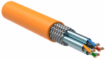 ITK Витая пара S/FTP кат.8.1 4х2х23AWG LSZH оранж. (305м)