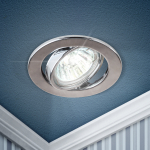 Светильник точечный штампованный поворотный 50Вт 12/220В MR16 хром ST2A CH ЭРА (1/100) Светильник точечный штампованный поворотный 50Вт 12/220В MR16 хром ST2A CH ЭРА (1/100)