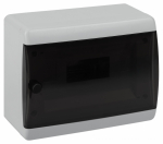 Корпус пластиковый навесной ЭРА COMFORT ЩРН-П-8 IP41 прозрачная крышка белый Корпус пластиковый навесной ЭРА COMFORT ЩРН-П-8 IP41 прозрачная крышка белый