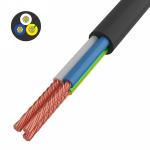 Провод соединительный ПВС 3x1,5 мм², черный, длина 20 метров, ГОСТ REXANT Провод соединительный ПВС 3x1,5 мм², черный, длина 20 метров, ГОСТ REXANT