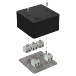 Коробка огнестойкая для кабель-канала 40-0460-FR2.5-10 Е15-Е120 RAL9005 85х85х45 (44 шт/кор) Промрукав