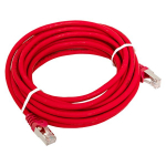 Патч-корд TERACOM CS Cat.6A экранированный S/FTP оболочка LSZH красный (5,0м) Патч-корд TERACOM CS Cat.6A экранированный S/FTP оболочка LSZH красный (5,0м)