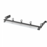 Организатор фронтальный для оптических полок и панелей высотой 1U, регулируемый, с откидной панелью для маркировки