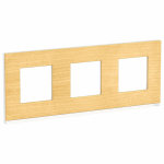 Рамка 3-пост. дерево горизонтальная, IP21 Unica NEW SE