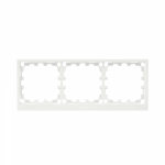 Рамка на 3 поста, KANT, белая магнолия Рамка на 3 поста, KANT, белая магнолия