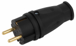 Вилка прямая с З/К черная каучук 16A IP44 VX10-B-IP44 ЭРА (1/100) Вилка прямая с З/К черная каучук 16A IP44 VX10-B-IP44 ЭРА (1/100)