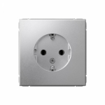 Розетка 1гн с З/К с/у алюминий механизм 16А ArtGallery Systeme Electric (1/10/20)