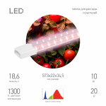 Светильник для растений, фитолампа светодиодная линейная ЭРА FITO-10W-Т5-PL-Slim-GR модульной серии GREEN LINE