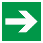 ПЭУ 003 Указательная стрелка (200х200) РС-M /комплект, 2шт./ пиктограмма