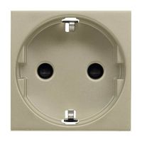 Розетка ABB Zenit 1-мест. 2мод. механизм с накладкой с З/К скр. уст-ки16А 220-250В со шторками IP21 шампань Розетка ABB Zenit 1-мест. 2мод. механизм с накладкой с З/К скр. уст-ки16А 220-250В со шторками IP21 шампань