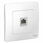 Розетка 1гн комп RJ45 с/у белый кат.5е Blanca Systeme Electric Розетка 1гн комп RJ45 с/у белый кат.5е Blanca Systeme Electric