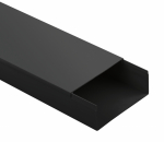 Кабель канал ЭРА KK-B-100-40 100x40 черный 8м Кабель канал ЭРА KK-B-100-40 100x40 черный 8м