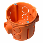 Коробка для скрытого монтажа 68x62мм для бетона пластик оранжевый ip20 ПРОМРУКАВ _ Коробка для скрытого монтажа 68x62мм для бетона пластик оранжевый ip20 ПРОМРУКАВ _