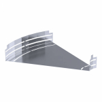 Угол д/листового кабель.лотка регулируемый горизонтальн. без соединит. разъема нержавеющая сталь ПРОМРУКАВ Угол д/листового кабель.лотка регулируемый горизонтальн. без соединит. разъема нержавеющая сталь ПРОМРУКАВ