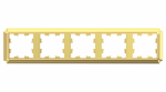 Рамка 5гн золото AtlasDesign ANTIQUE Systeme Electric (1/5)