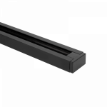 Шинопровод SB2000-BL однофазный накладной с вводом питания 2000x35x16мм черный IN HOME