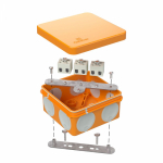 Коробка огнестойкая для о/п двухкомпонентная 60-0210-FR2.5-6 Е15-Е120 80х80х40 Промрукав