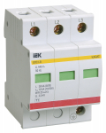 Ограничитель импульсных напряжений ОПС 3Р 30кА В IEK (1/40) Ограничитель импульсных напряжений ОПС 3Р 30кА В IEK (1/40)