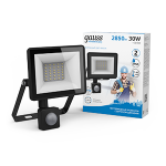 Прожектор светодиод 30Вт 6500К 2100Лм черный с датчиком движения IP65 СДО Gauss Elementary-S (1/20)
