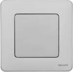 Выключатель 1кл кнопочный с/у алюминий механизм INSPIRIA Legrand (1/10/100)