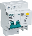 Диф. автомат 2Р 60А 30мА тип AC х-ка С ДИФ-101 4,5кА DE Диф. автомат 2Р 60А 30мА тип AC х-ка С ДИФ-101 4,5кА DE