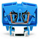 Зажим клеммный проходной 32мм размер ячейки 6мм на DIN-рейку 1 уровень сечение провода 2.5мм² 24А 800В термопласт Wago