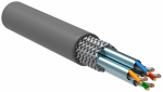 ITK Кабель связи витая пара S/FTP, кат.6A 4х2х23AWG solid, LSZH, 305м, серый ITK Кабель связи витая пара S/FTP, кат.6A 4х2х23AWG solid, LSZH, 305м, серый