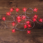 Гирлянда светодиод "Звездочки" 20LED красные 2,8м Neon-Night (1/1/1) Гирлянда светодиод "Звездочки" 20LED красные 2,8м Neon-Night (1/1/1)