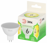 Лампочка светодиодная ЭРА GREEN LINE LED MR16-6W-830-GU5.3 GL GU5.3 6 Вт софит теплый свет