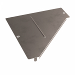 Крышка переходника левого Стандарт INOX (AISI 409) 500х150 Промрукав Крышка переходника левого Стандарт INOX (AISI 409) 500х150 Промрукав