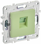 Розетка 1гн комп RJ45 с/у мятный механизм кат.5E SK-K01M SKANDY IEK (1/10/100)