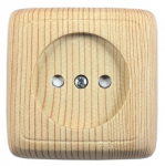 Розетка HEGEL 1-мест. в сборе с корпусом без З/К скр. уст-ки16А 220-250В IP20 дерево Розетка HEGEL 1-мест. в сборе с корпусом без З/К скр. уст-ки16А 220-250В IP20 дерево