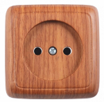 Розетка HEGEL 1-мест. в сборе с корпусом с З/К откр. уст-ки16А 220-250В IP20 дерево Розетка HEGEL 1-мест. в сборе с корпусом с З/К откр. уст-ки16А 220-250В IP20 дерево