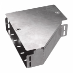 Переходник - редуктор д/лист. каб. лотка без разъема/соедин-ля сужение слева 300мм/150мм с высотой лотка80мм ПРОМРУКАВ