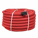 Труба гофрированная двустенная d50 ПНД/ПВД красная с зондом EKF (50) Труба гофрированная двустенная d50 ПНД/ПВД красная с зондом EKF (50)