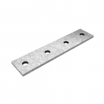 Пластина 4 отверстия для СТРАТ профиля, толщ. 5,0 мм, гальван. цинк Пластина 4 отверстия для СТРАТ профиля, толщ. 5,0 мм, гальван. цинк