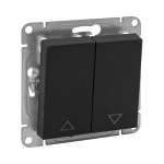 Выключатель для жалюзей чёрный Эпика EKF