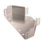 Переходник - редуктор д/лист. каб. лотка без разъема/соедин-ля c симметр. редукцией с высотой лотка80мм нерж. сталь ПРОМРУКАВ Без серии Переходник - редуктор д/лист. каб. лотка без разъема/соедин-ля c симметр. редукцией с высотой лотка80мм нерж. сталь ПРОМРУКАВ Без серии