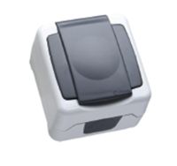 Розетка 1гн с З/К с крыш. о/у серый пружинный зажим 16А IP44 Nemliyer plus Makel (1/12/120) Розетка 1гн с З/К с крыш. о/у серый пружинный зажим 16А IP44 Nemliyer plus Makel (1/12/120)