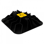 Опора размером 300х300 мм для установки на кровлю, пластик Опора размером 300х300 мм для установки на кровлю, пластик