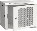 ITK Шкаф LINEA W 9U 600x450 мм дверь перфорированная, RAL7035