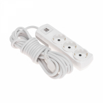 Удлинитель  3гн, 5м, 3х1,5мм2, З/К, 2 USB, белый PREMIUM REXANT