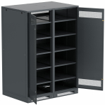 ITK LINEA B Шкаф (пустой) 2000х1400мм дверь двуст. мет. чер.