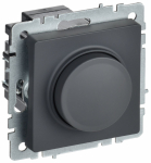 Светорегулятор 600Вт поворотно-нажимной с/у графит механизм СС10-1-0-БрГ BRITE IEK (1/8/80) Светорегулятор 600Вт поворотно-нажимной с/у графит механизм СС10-1-0-БрГ BRITE IEK (1/8/80)