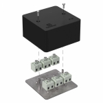 Коробка огнестойкая для кабель-канала 40-0460-FR2.5-12 Е15-Е120 RAL9005 85х85х45 (44 шт/кор) Промрукав