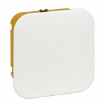 Коробка для скрытого монтажа 120x120x53мм для полой стены пластик желтый с крышкой ip20 Systeme Electric