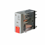 Реле 12A 1CO 48VAC тест кнопка LED