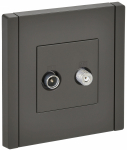 Розетка 2гн ТВ+спутник TV+SAT с/у серый FP338 FORTE&PIANO IEK (1/10/100) Розетка 2гн ТВ+спутник TV+SAT с/у серый FP338 FORTE&PIANO IEK (1/10/100)